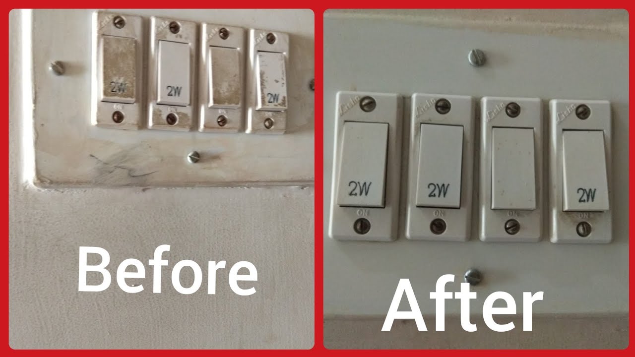How to clean light switches and light switch plates - TODAY