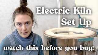 How to Set Up Your First Electric Kiln // My tips for setting up, kiln ventilation & safety tips