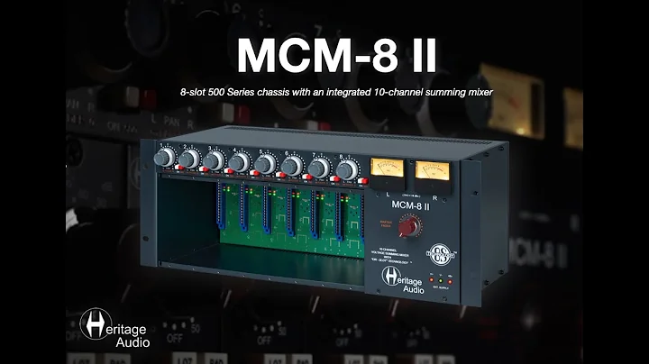 Heritage Audio - MCM-8 II Connections & Features