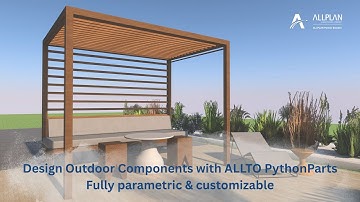 Design Outdoor Components — Fully parametric & customizable with ALLTO PythonParts Library
