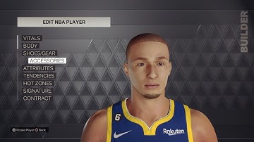 NBA 2k23 Rookie Stephen Curry creation! Create A Star ep.1!