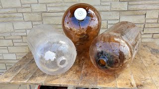 4 useful ideas from plastic kegs ! Don 't throw away empty plastic kegs !!!