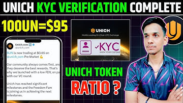 🔥Unich Kyc Verification 🚀Unich Airdrop New Update || Unich Airdrop Listing Date || Un Token Ratio
