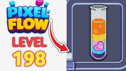 Pixel Flow Level 198 Walkthrough