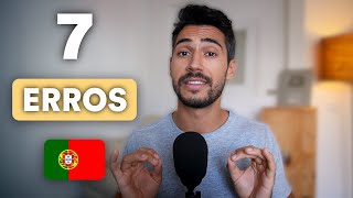 7 Mistakes you&#39;re making in Portuguese // Quick lesson