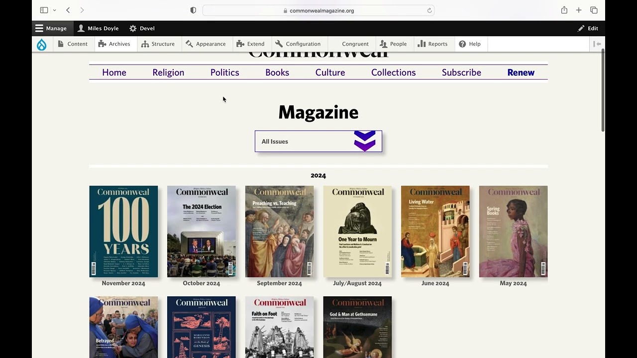 How to Navigate the Commonweal Archives