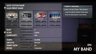 Epic Rock Jam #5 - A Lydian - Rocksmith 2014 Session Mode