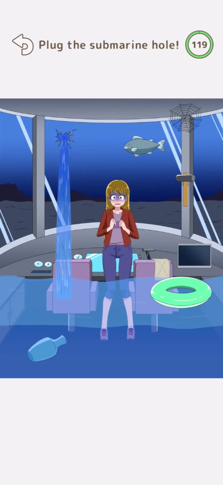 How to Save the Submarine! 🚢 Tricky Mean 2 Level 28 Solution