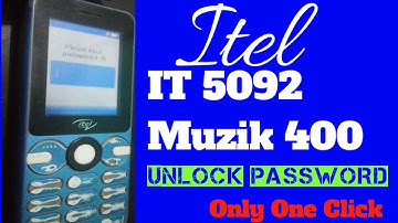 Itel it5092 Muzik 400 Password unlock by CM2  SCR tool
