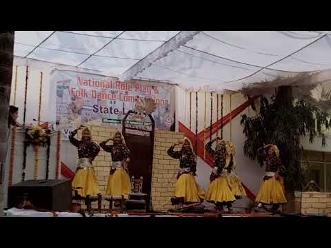 second position national role play & folk dance compition gurgaon scert javedandaz