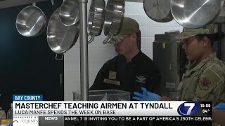 MasterChef winner cooking alongside Tyndall Airmen