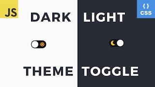 Light/Dark Theme Toggle with CSS and JavaScript