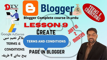 how to make terms and conditions for my website, how to create terms and conditions page for blogger