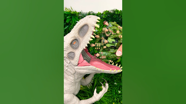Indominus Rex Eats Soldiers #dinosaurs