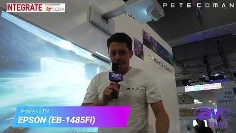 Integrate 2019 - EPSON EB 1485Fi 16:6 Ultra Wide Projector