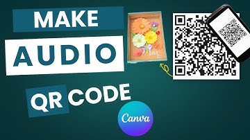 make QR Code for Audio in Canva even if you do not have a website or page Step-by-Step Tutorial