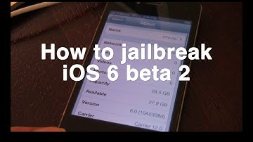 How to jailbreak iOS 6 beta 2