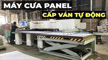 Máy Cưa Panel SMHH 280 Bàn Nâng Lùa Phôi Tự Động Semac