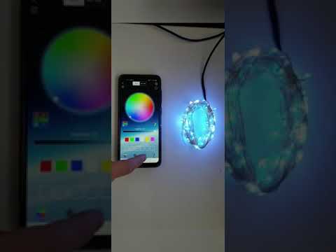 Instalatie de Craciun RGB Control Bluetooth prin Aplicatie - Tutorial