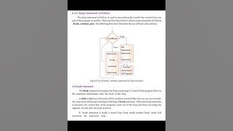 Python | Jump Statement in Tamil | XII Computer Science | TN Govt School Book