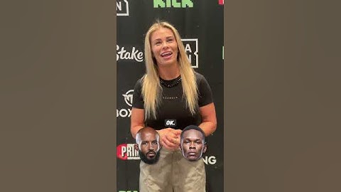 Paige VanZant picks the best UFC fighter 👀🤔