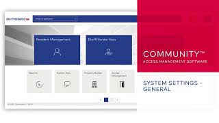 Community Software - System Settings - General