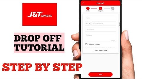 J&T EXPRESS DROP OFF TUTORIAL STEP BY STEP | BEGINNERS GUIDE