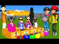 Scary Teacher 3D vs Squid Game Who Faster Balloon Mask Penalty Shootout vs Shield Challenge Dancing