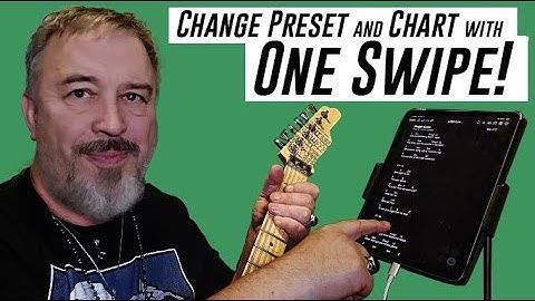 Change Preset and Chart with just ONE SWIPE with OnSong.