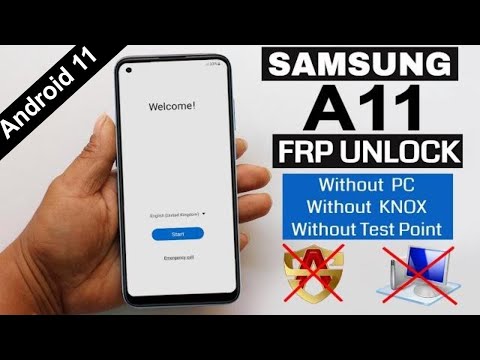 Samsung A11 Frp Bypass Android 11 Without PC/Without KNOX/Without Alliance Shield | New Method 2022