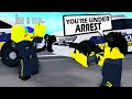 I got PULLED OVER by a ROBLOX cop.. he took it TOO SERIOUSLY..