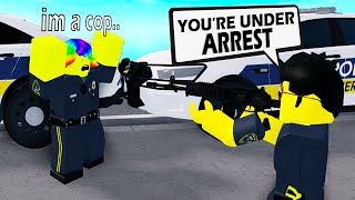 I got PULLED OVER by a ROBLOX cop.. he took it TOO SERIOUSLY..