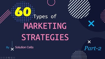 Part-2 - 60 Types of MARKETING STRATEGIES by Solution Cells