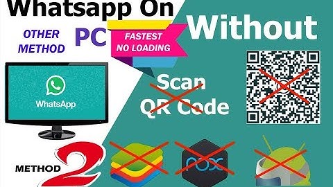 How to Run Whatsapp On PC Without Using Bluestacks |NOX |ARC Welder | Fast way to use Whatsapp on Pc