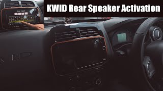Activate KWID 2022 Rear Speakers With The Code| JBL Speaker Performance