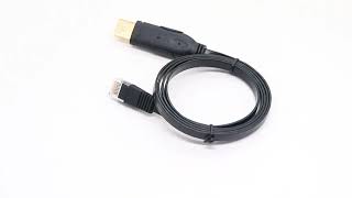 Flat Usb To Console Cable With Ftdi Chip Rs232 Serial Debug Cable