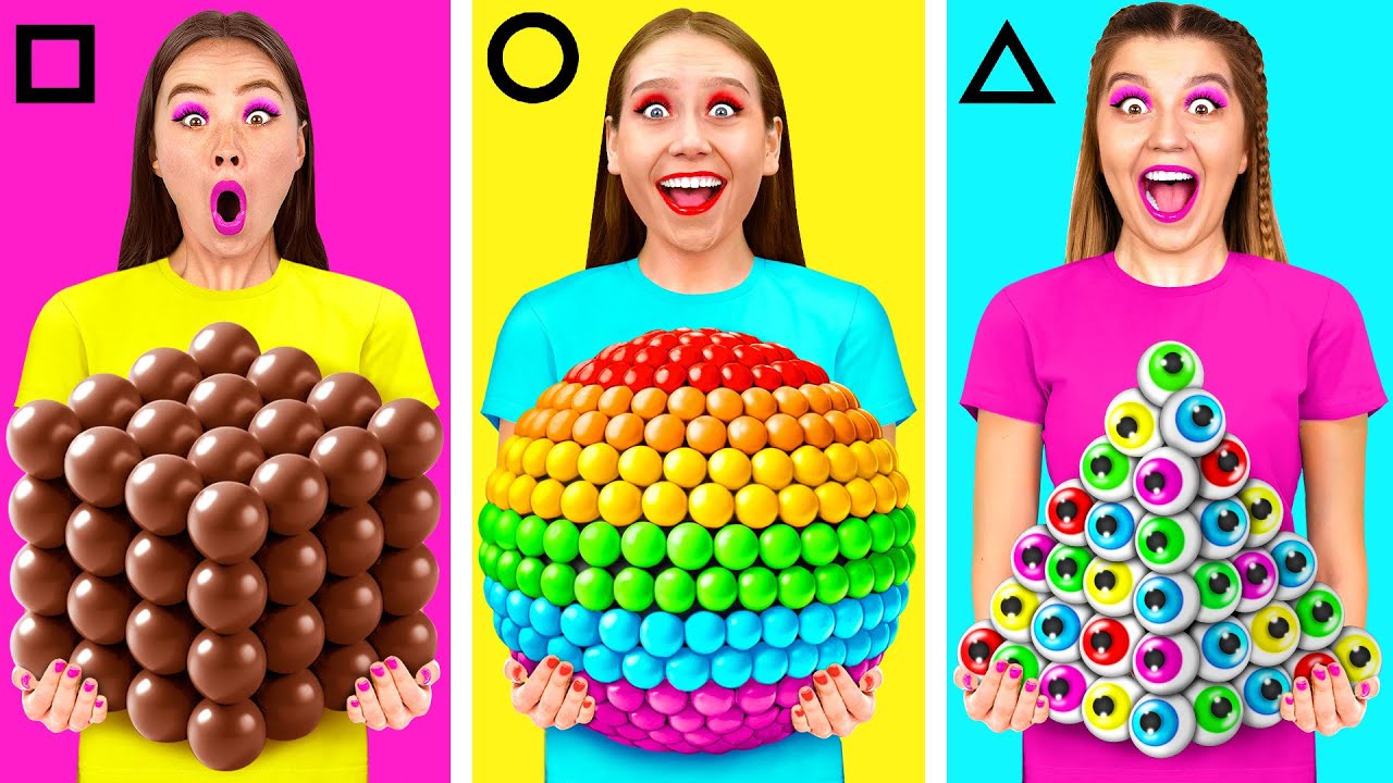 Геометрический Челлендж с Едой с DuKoDu Challenge