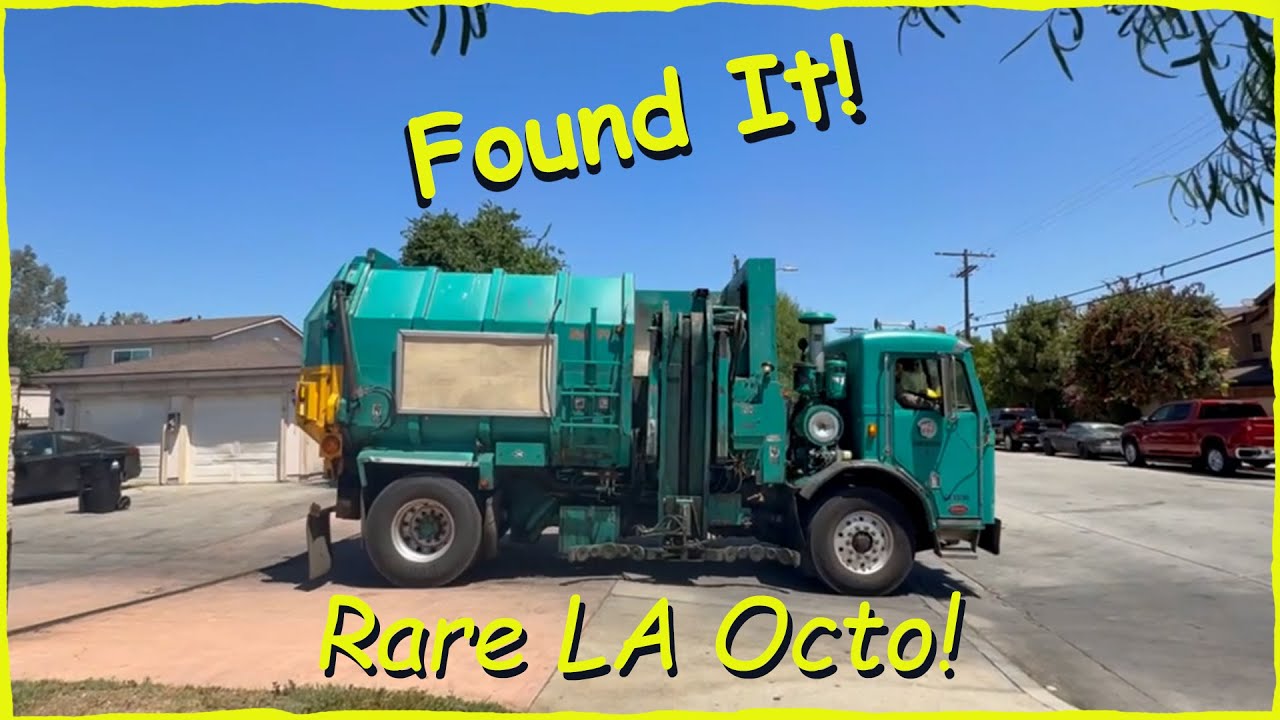 I Spotted A Rare LA Garbage Truck! #garbagetruck