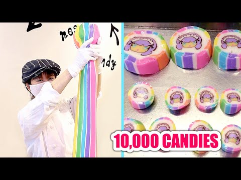 10,000 Handmade Candy Making *aesthetic DIY*