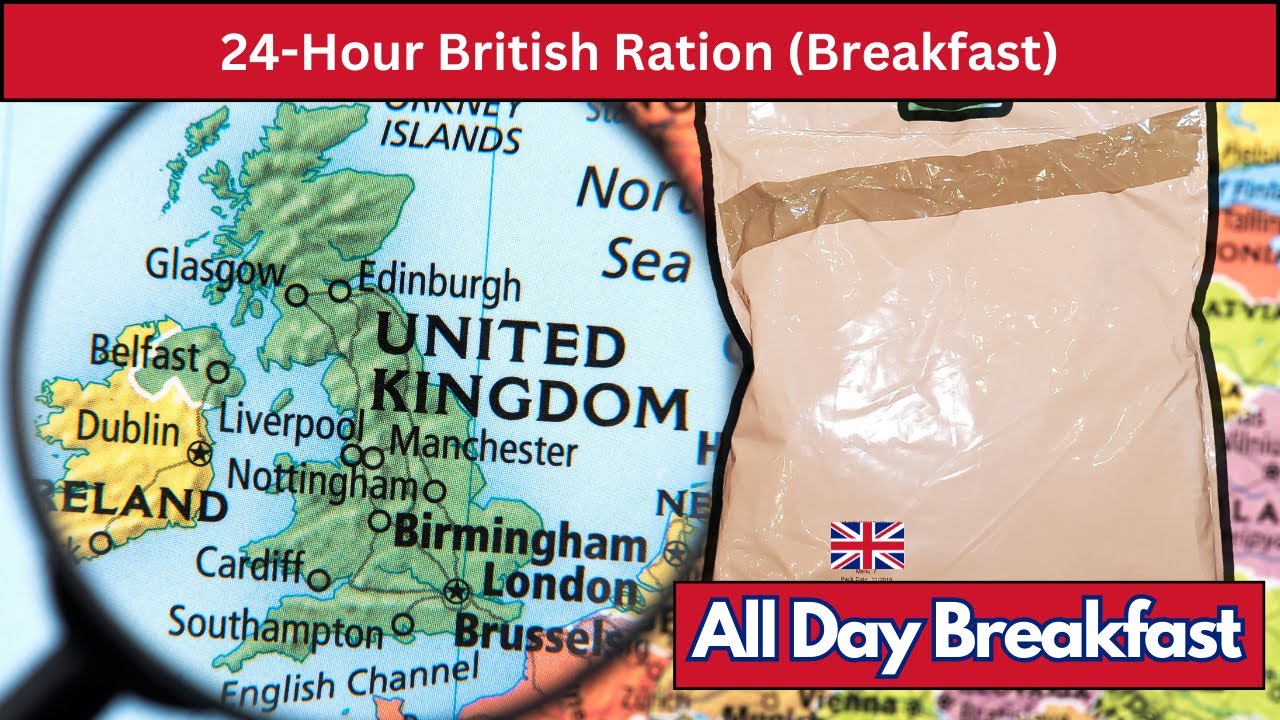 MRE| 24 Hour British UK Ration Breakfast Taste Test #mrereview - YouTube