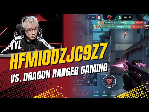 TYL hfmi0dzjc9z7 INSANE 180 FLICK in 1v2 clutch vs DRG | VCT CN 2025 Kickoff