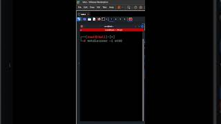 Entire Network Scanning using netdiscover #cybershort #cybersecurityminivlog #networksecurity