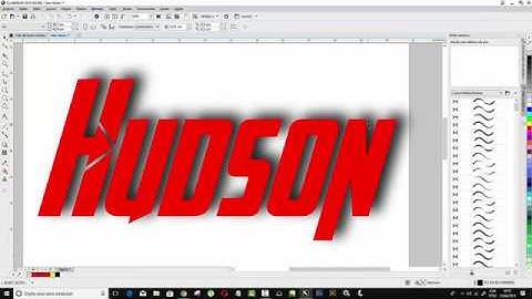 Como Fazer Sombra em Texto Corel Draw Tutorial