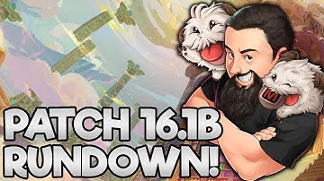 Patch 16.1 B Rundown | TFT Lore & Legends | Teamfight Tactics