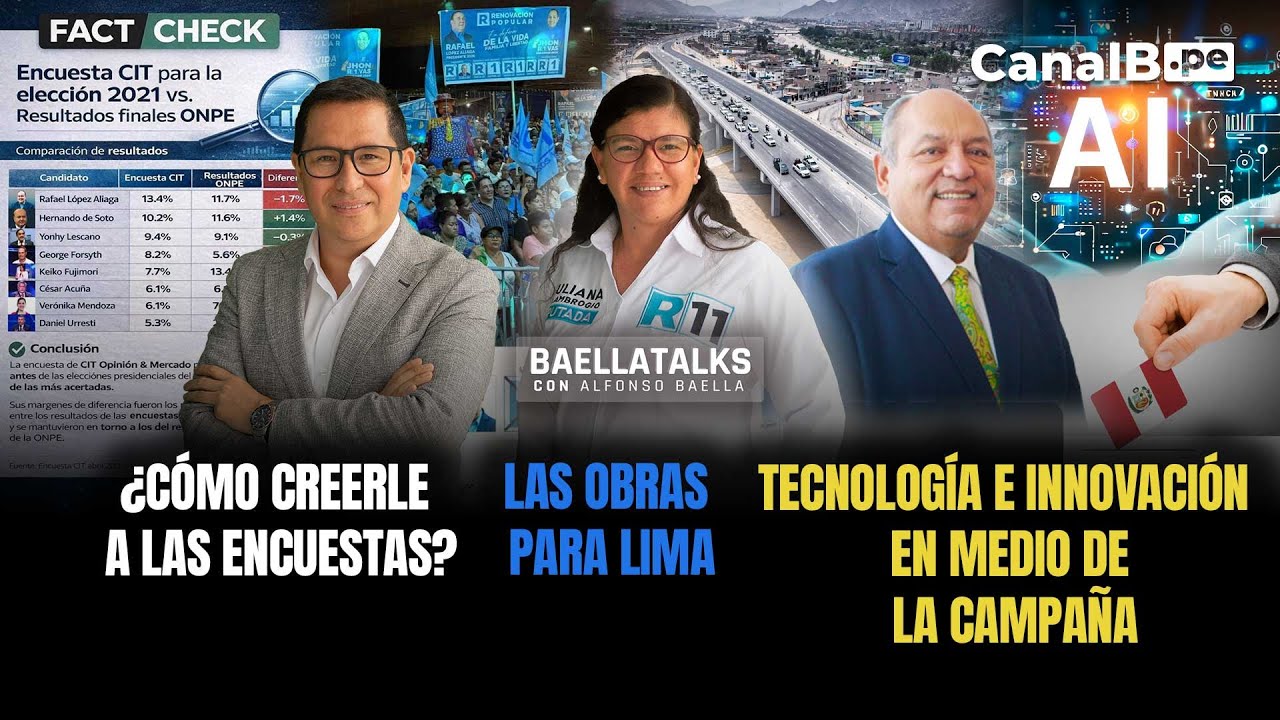 #Baellatalks con Alfonso Baella. Invitado:  Manuel Saavedra, Giuliana Calambrogio y Manuel Velarde.