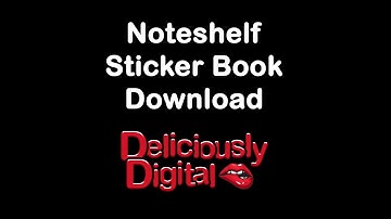Noteshelf Sticker Book Download Instructions