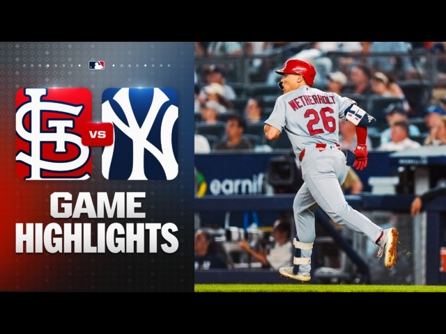 Cardinals vs. Yankees Game Highlights (8/5/26) | MLB Highlights