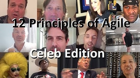 The 12 Principles of the Agile Manifesto - Celebrity Edition