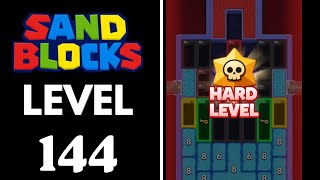 Sand Blocks: Drop Puzzle Level 144 Walkthrough 