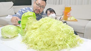 とんでもない量のキャベツが無限に食べれる神レシピ！！